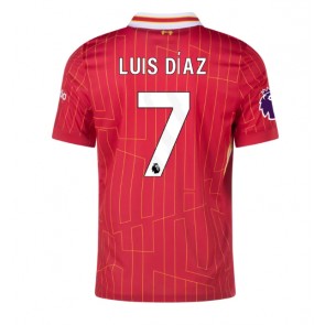 Liverpool Luis Diaz #7 Domaci Dres 2024-25 Kratak Rukavima